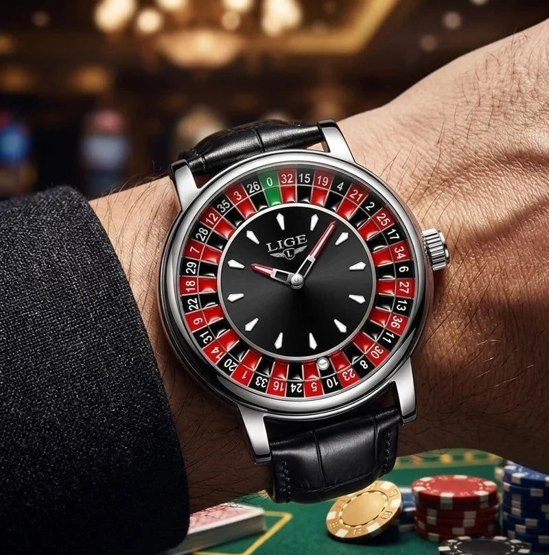 Roulette Dial Watch – Unique Stylish Wristwatch